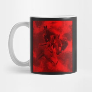 Horses in the inferno Mug